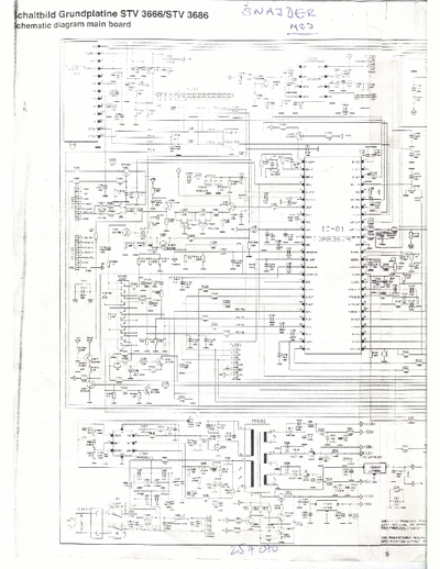 Schneider STV3666(3686) schematy TV pdf.